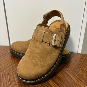 Dr. Martens Tan Jorge II Leather Mules